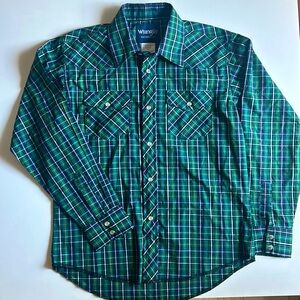 Wrangler Western Shirt with pearlized buttons